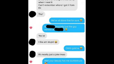 Persistence Pays Off Tinder Text Conversation