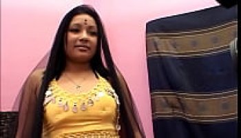 chubby indian sister in law is doing her first porn casting