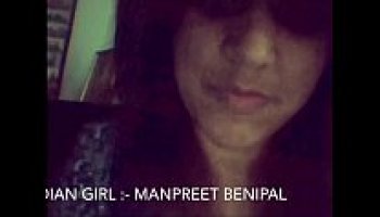 desi punjabi girl manpreet showing herself on cam